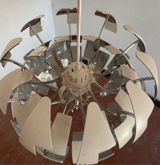 Lampadario Ikea metallo e plastica