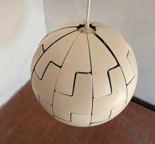 Lampadario Ikea metallo e plastica