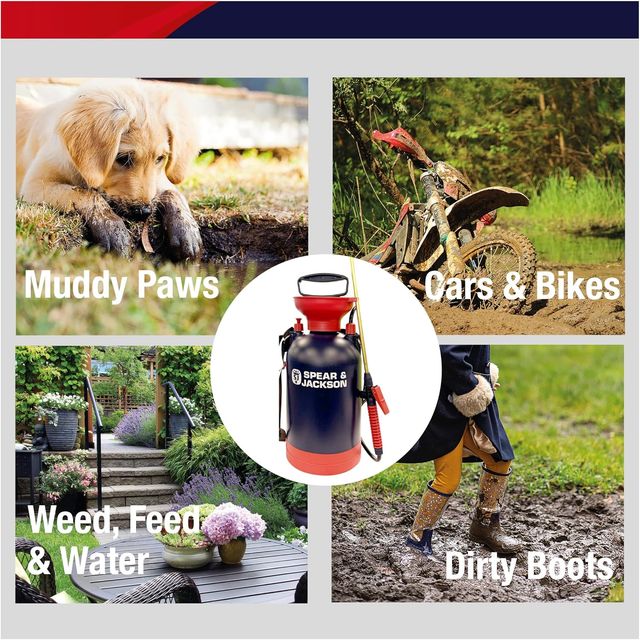 SPEAR & JACKSON pulverizador 5L presión Manual