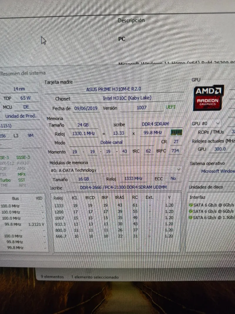 PC Potente i5 9a gen / 24Gb DDR4 / RX580 4Gb / SSD afbeelding 7