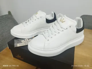 Zapatillas Martin Valen Blancas Talla 42 Nuevas