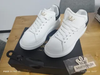 Zapatillas Martin Valen Blancas Talla 42 Nuevas