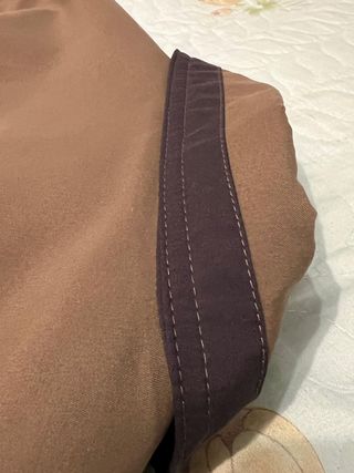 Chaqueta/Parka Beige y Marrón