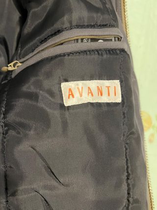 Chaqueta/Parka Beige y Marrón