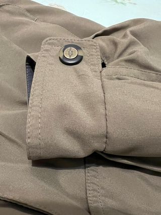 Chaqueta/Parka Beige y Marrón