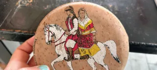 Scatola in sughero Sardegna vintage