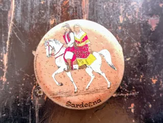 Scatola in sughero Sardegna vintage