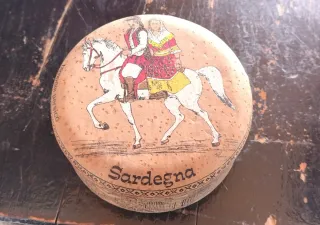 Scatola in sughero Sardegna vintage