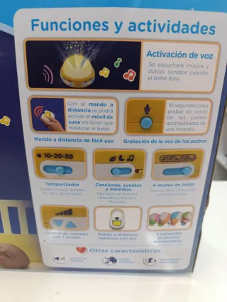 Móvil proyector Vtech Baby con mando