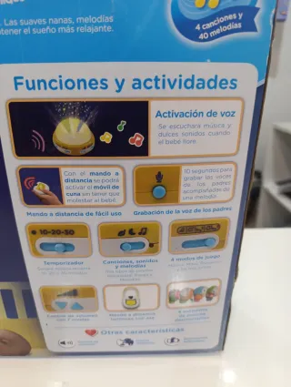 Móvil proyector Vtech Baby con mando