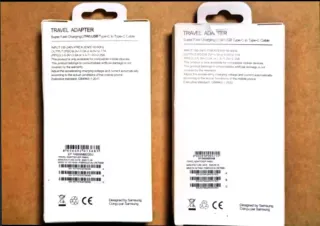 DOS CARGADORES SAMSUNG 25WCARGA RÁPIDA 1MCABLE