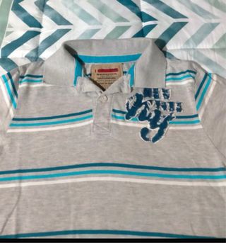 Polo Bershka Talla S Rayas