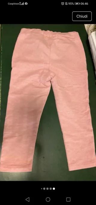 Pantaloni tuta bambina 2/3 anni marca Name It