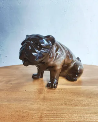 Figura bulldog ceramica