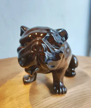 Figura bulldog ceramica