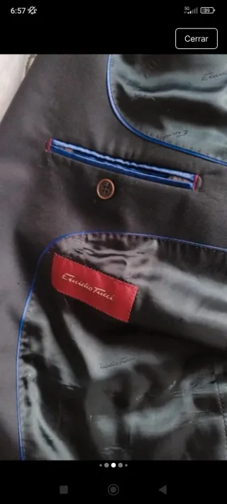 Americana azul marino Emilio Tucci