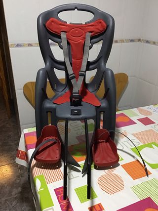 Silla bici infantil con arnés