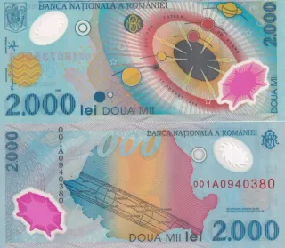 Billete 2000 Lei Rumanía 1999