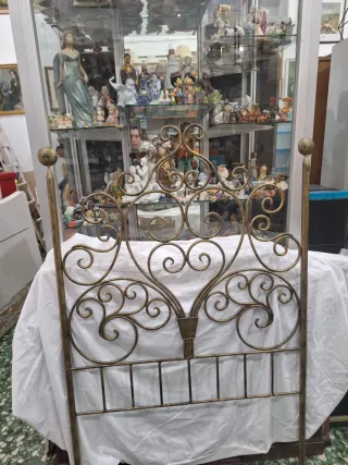 Cabecero 90cm Hierro Forjado Antiguo Vintage