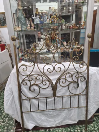 Cabecero 90cm Hierro Forjado Antiguo Vintage