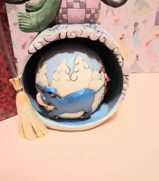 Figura Jim Shore Muñeco Nieve Winnie Pooh