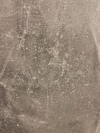 Escritorio gris con estantería 145x123x52