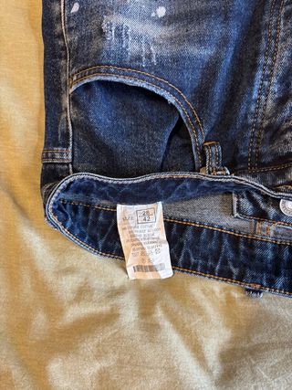 Jeans Duca Homme Strappati Blu