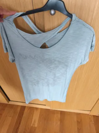 Camiseta Only verde agua T S/M