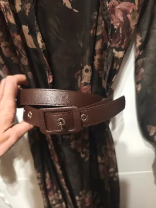 Vestido flores talla única sin usar