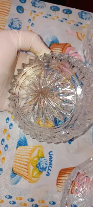 Set 4 Ciotoline Vetro Cristallo