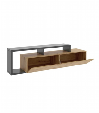 Mueble Bajo TV Kram 165 Cm. Grafito/Nordic