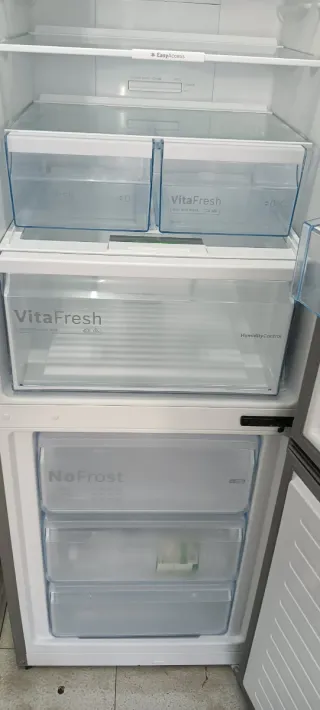 NEVERA COMBI ACERO INOXIDABLE BOSCH NO FROST A++