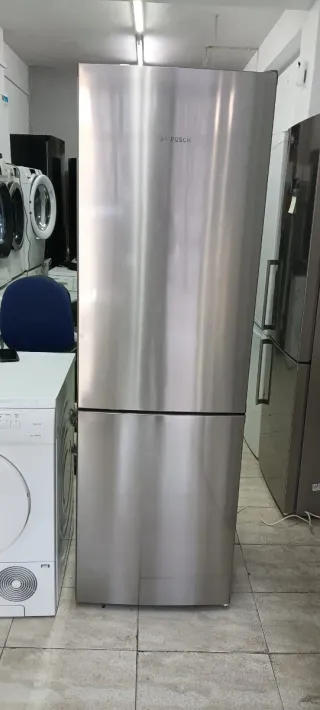 NEVERA COMBI ACERO INOXIDABLE BOSCH NO FROST A++