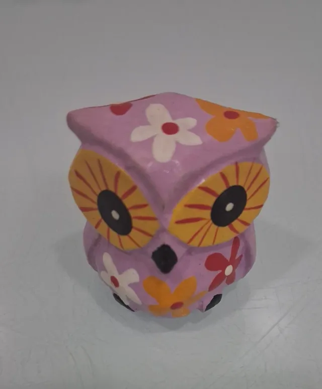 5 Figuras Decorativas de Búhos