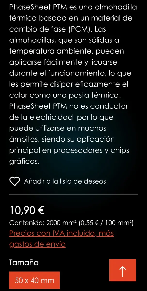 Pasta térmica, Thermal Grizzly Ptm7950, pc, Gaming