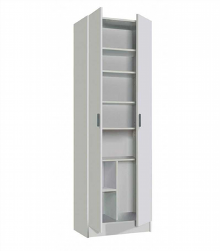 Zapatero Alto 2 Puertas. Blanco