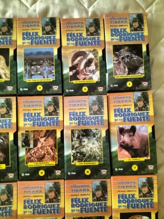 Lote 18 Cintas VHS Félix Rodríguez de la Fuente