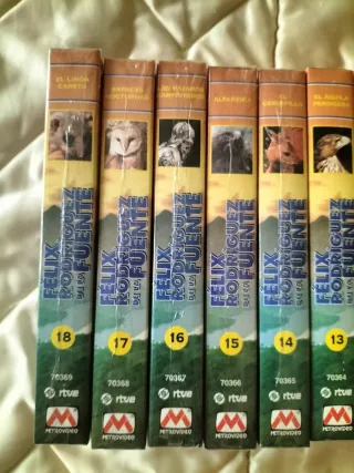 Lote 18 Cintas VHS Félix Rodríguez de la Fuente