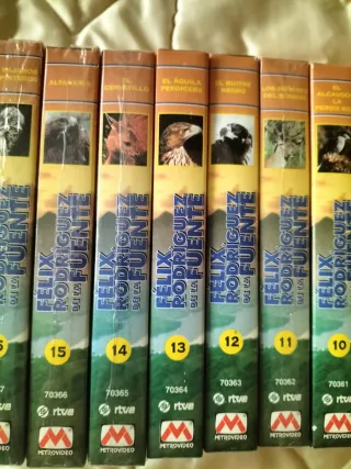 Lote 18 Cintas VHS Félix Rodríguez de la Fuente