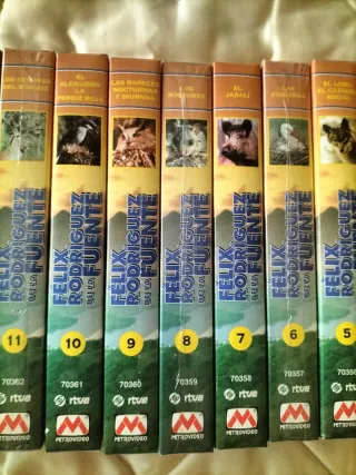 Lote 18 Cintas VHS Félix Rodríguez de la Fuente