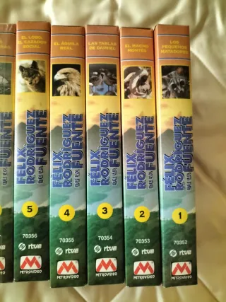 Lote 18 Cintas VHS Félix Rodríguez de la Fuente