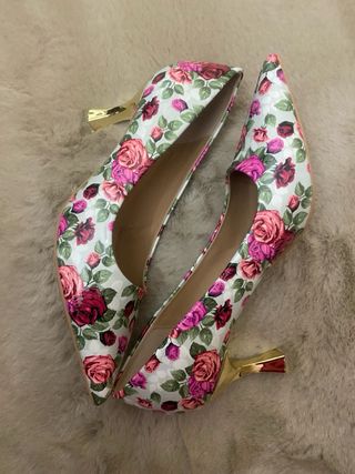 Nuove scarpe donna stampa floreale
