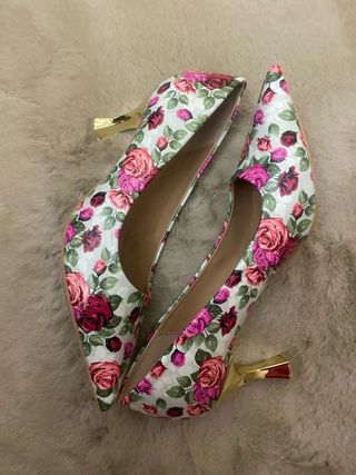Nuove scarpe donna stampa floreale