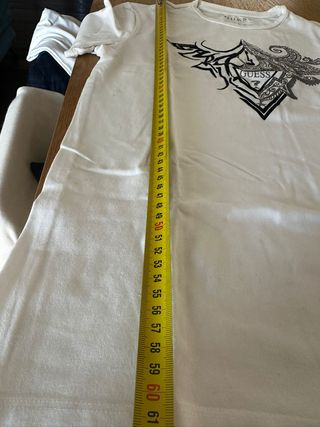 T-shirt Guess S bianca con stampa