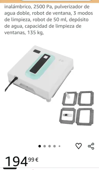 Robot Limpiacristales Eléctrico