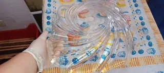 Centro tavola cristallo decorato