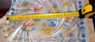 Centro tavola cristallo decorato