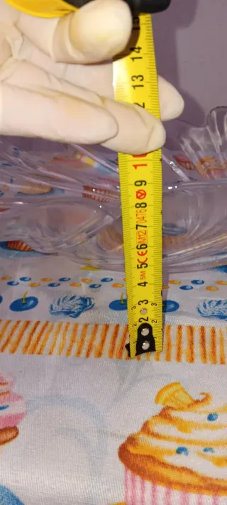 Centro tavola cristallo decorato