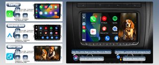 HEXINEX Android 2GB+32GB AutoRadio 9'' VW SEAT