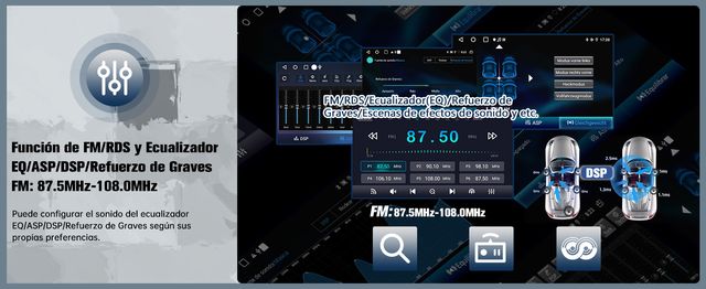 HEXINEX Android 2GB+32GB AutoRadio 9'' VW SEAT